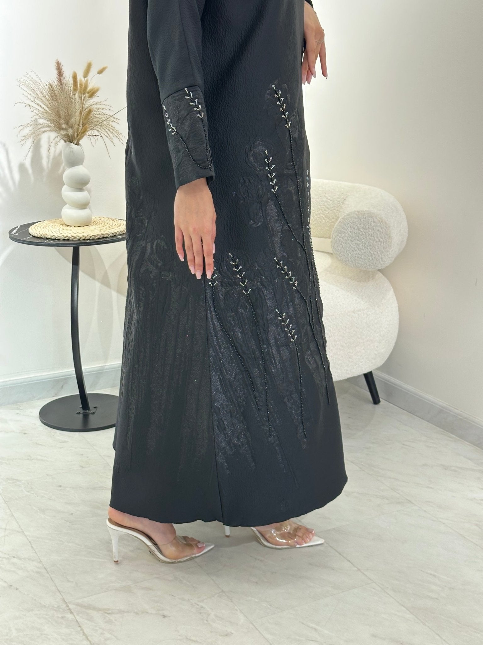 C 1013 Black Abaya