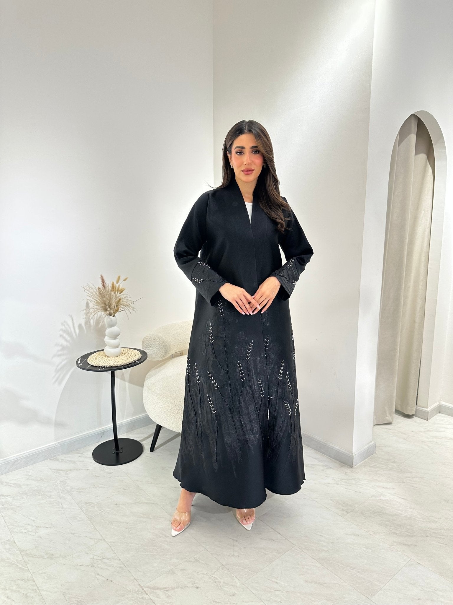 C 1013 Black Abaya