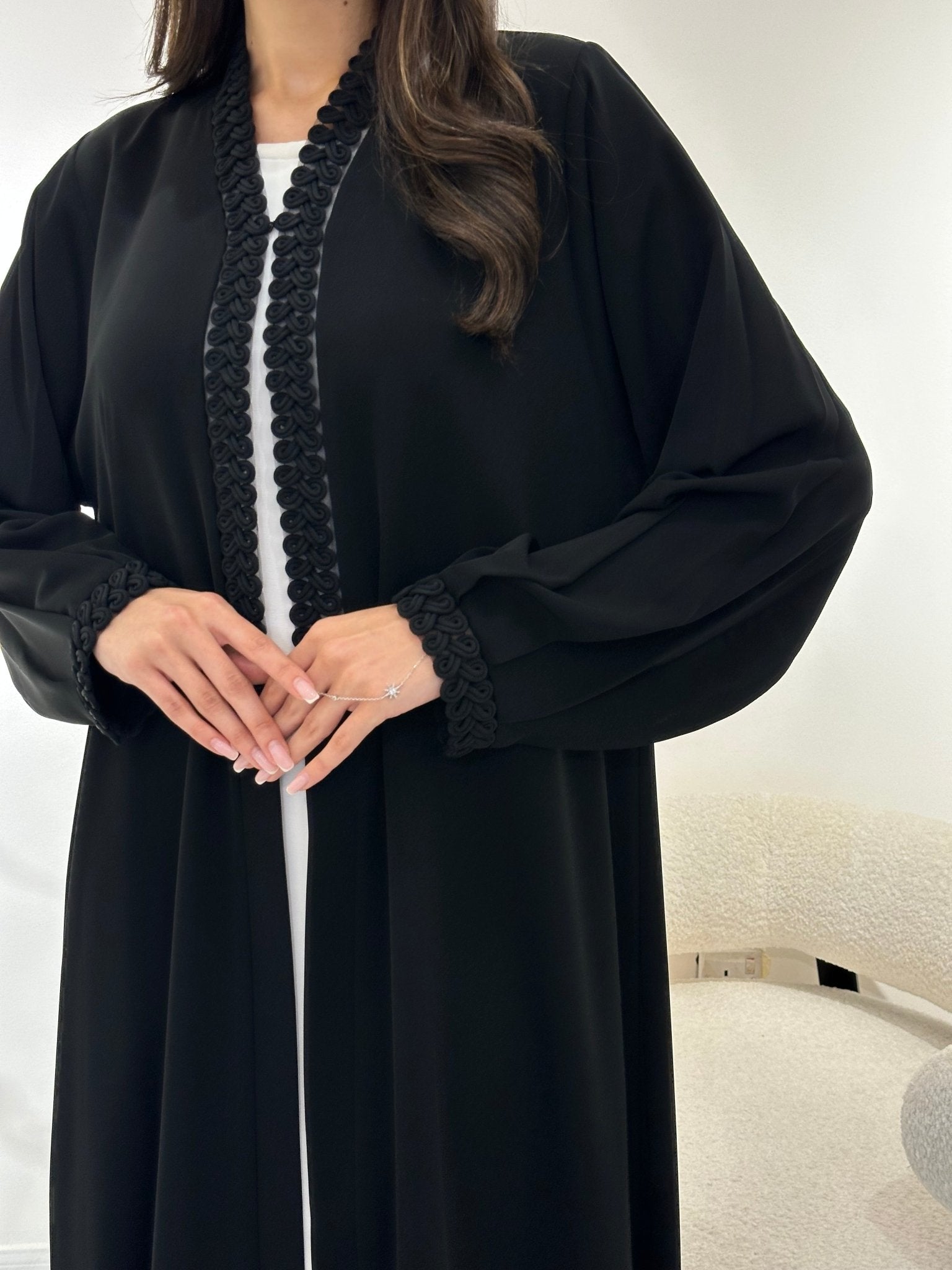 C 1014 Black Abaya