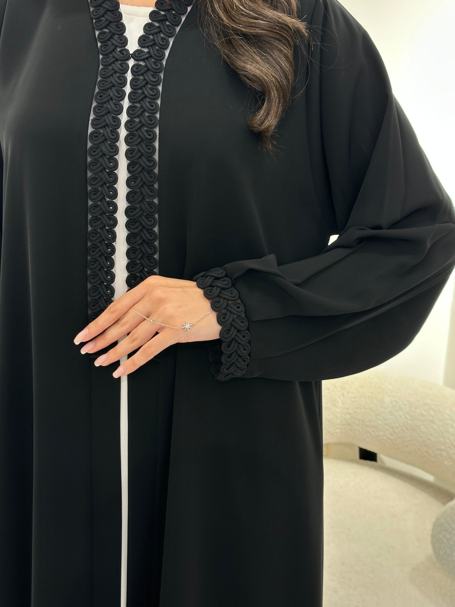 C 1014 Black Abaya