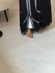 C 1047 Black Lace Abaya