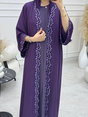C 1110 - 02 Grape Lace Abaya