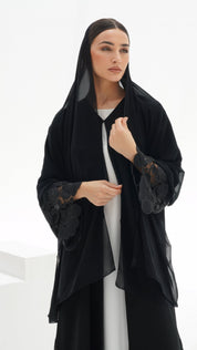 C 1114 Black Abaya