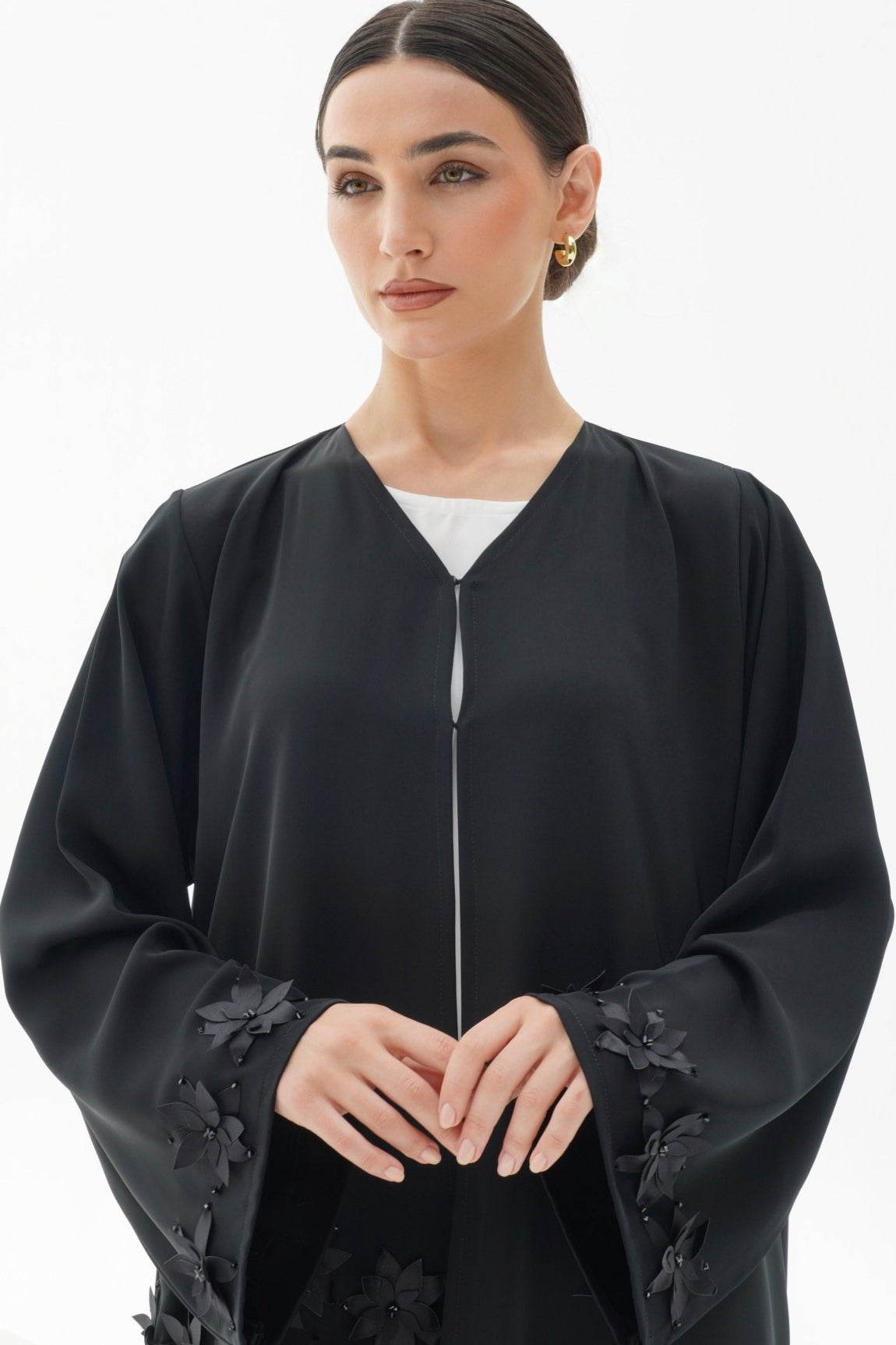 C 1117 Black Abaya