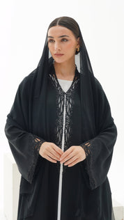 C 1118 Black Abaya