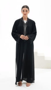 C 1118 Black Abaya