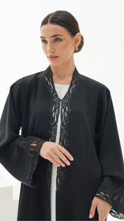 C 1118 Black Abaya