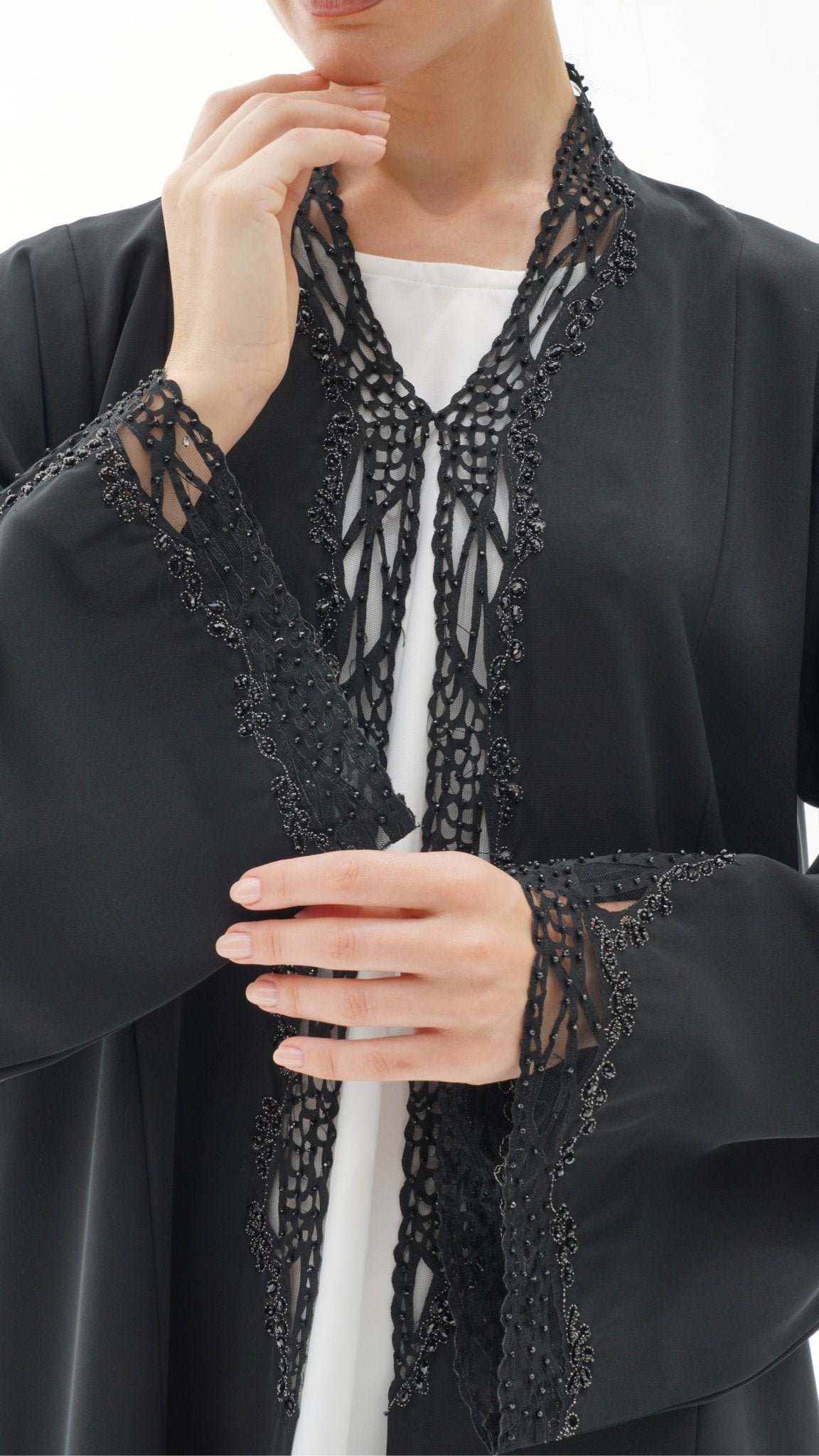 C 1118 Black Abaya