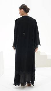 C 1123 Black Abaya