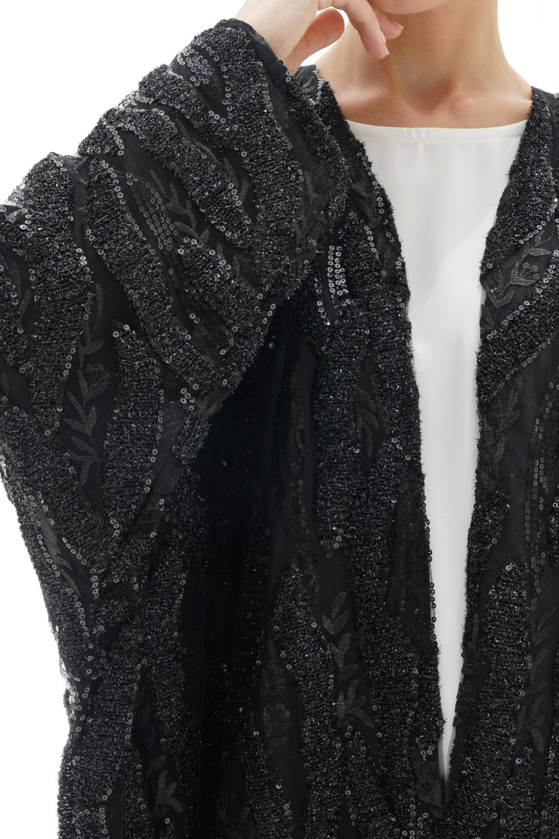 C 1124 Black Abaya