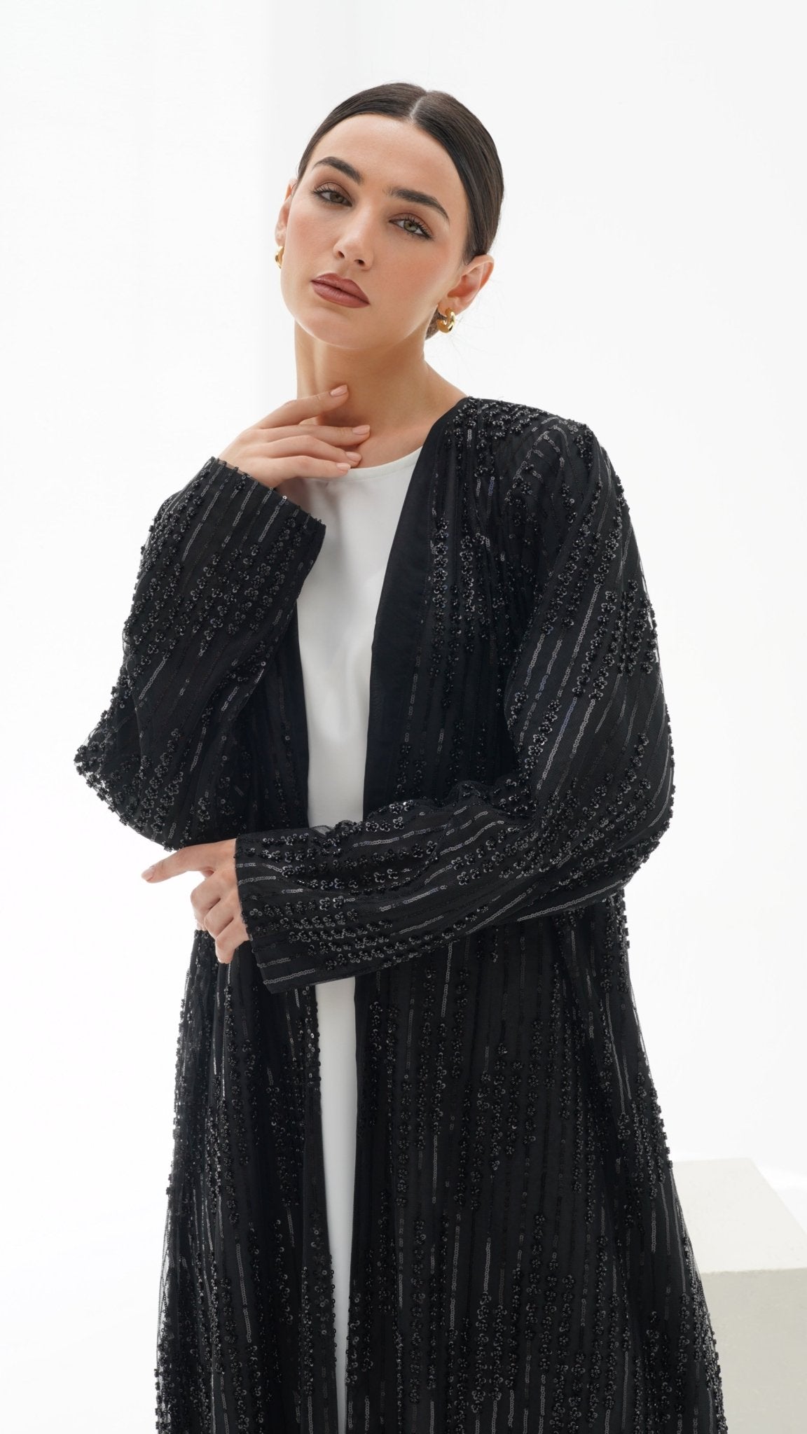 C 1125 Black Abaya