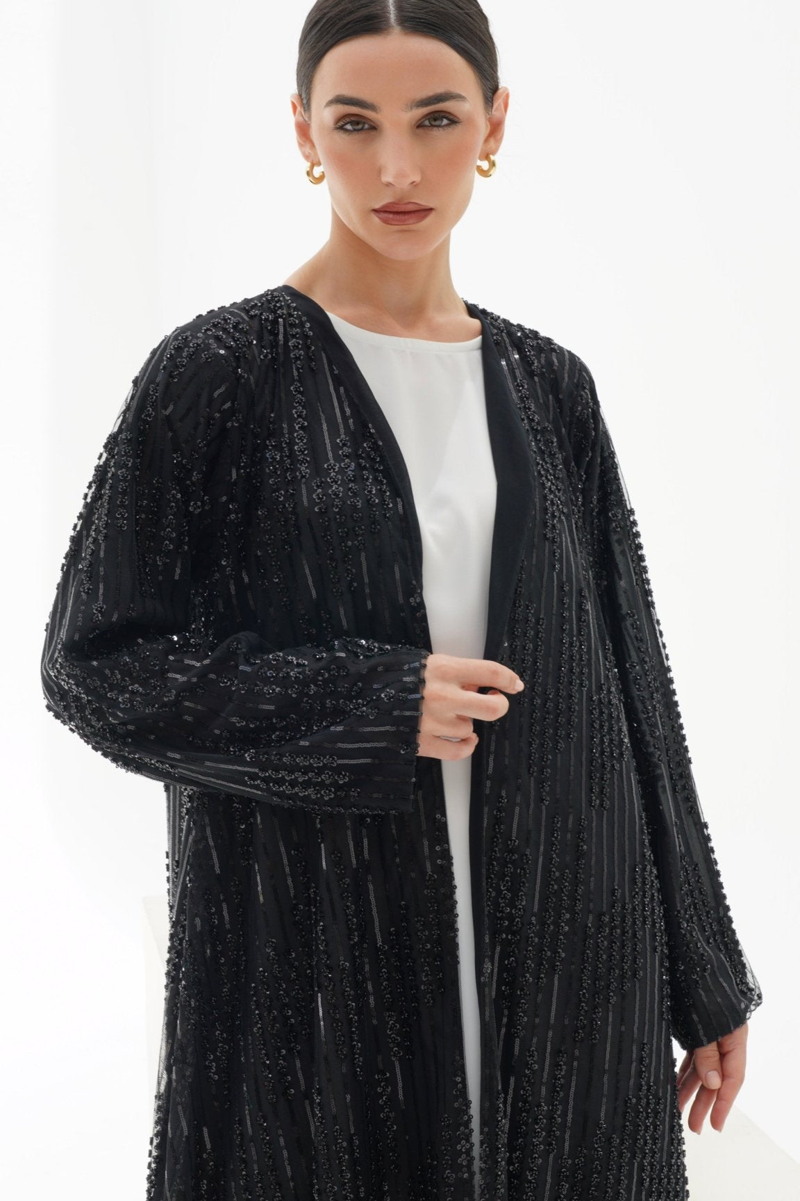 C 1125 Black Abaya