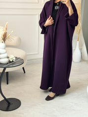 C 1133 Indigo Purple Bisht Abaya