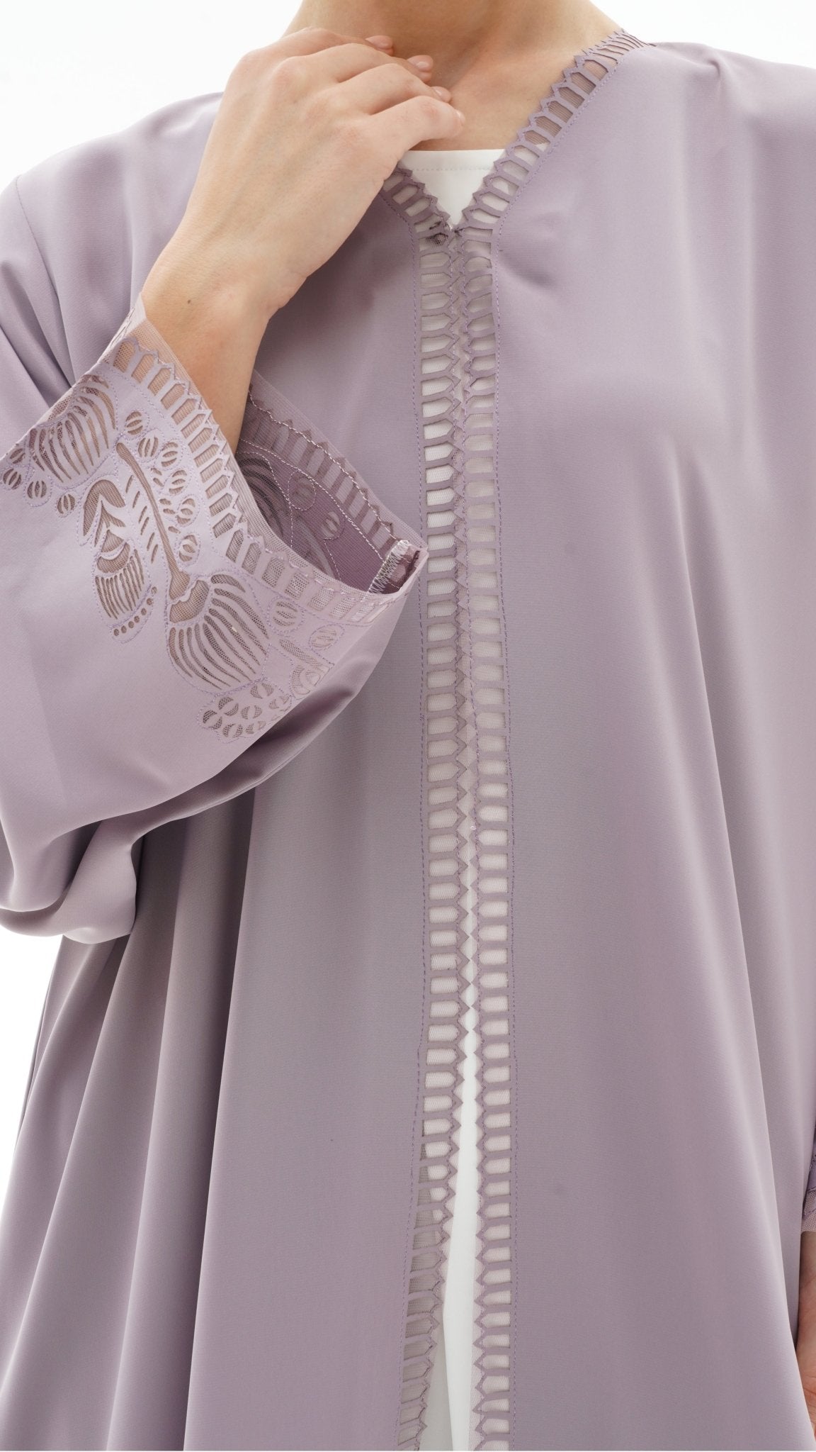 C 1144 Lilac Abaya