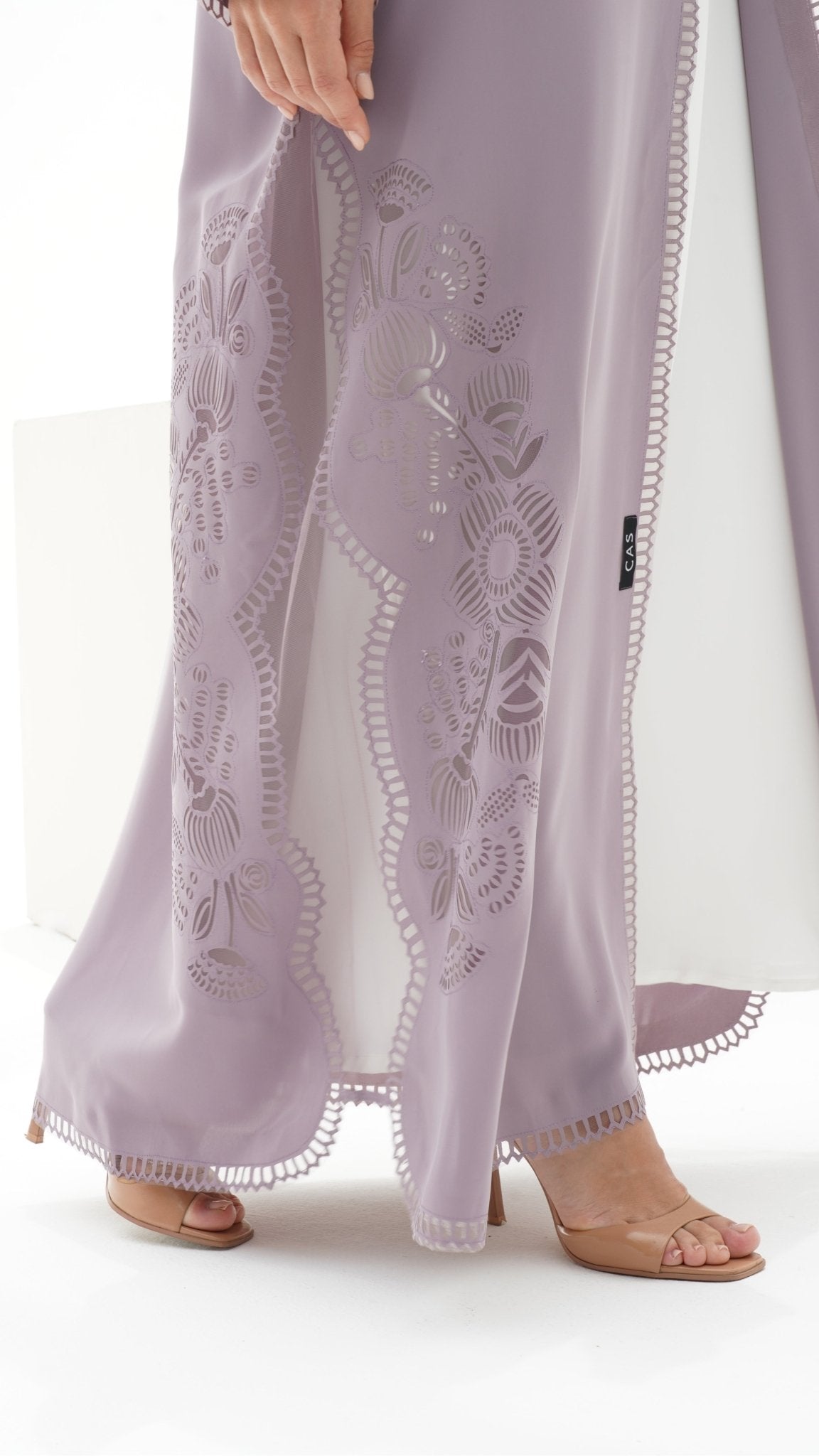 C 1144 Lilac Abaya