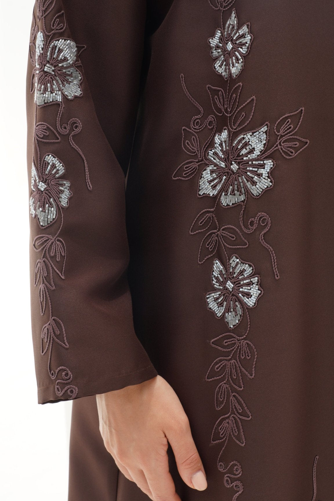C 1149 Brown Abaya