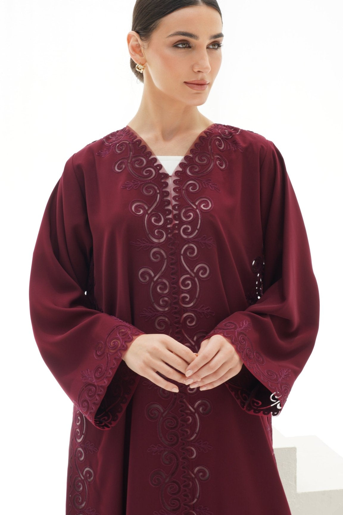 C 1150 Crepe Abaya