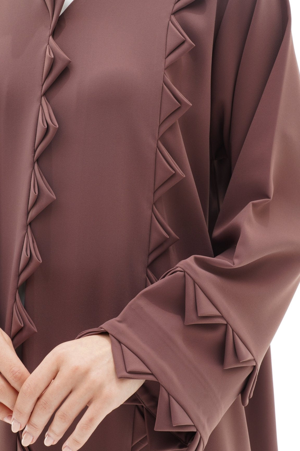 C 1155 Purple Abaya