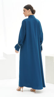 C 1156 Teal Abaya
