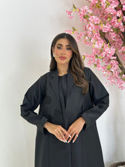 C 1246 Black Coat Abaya