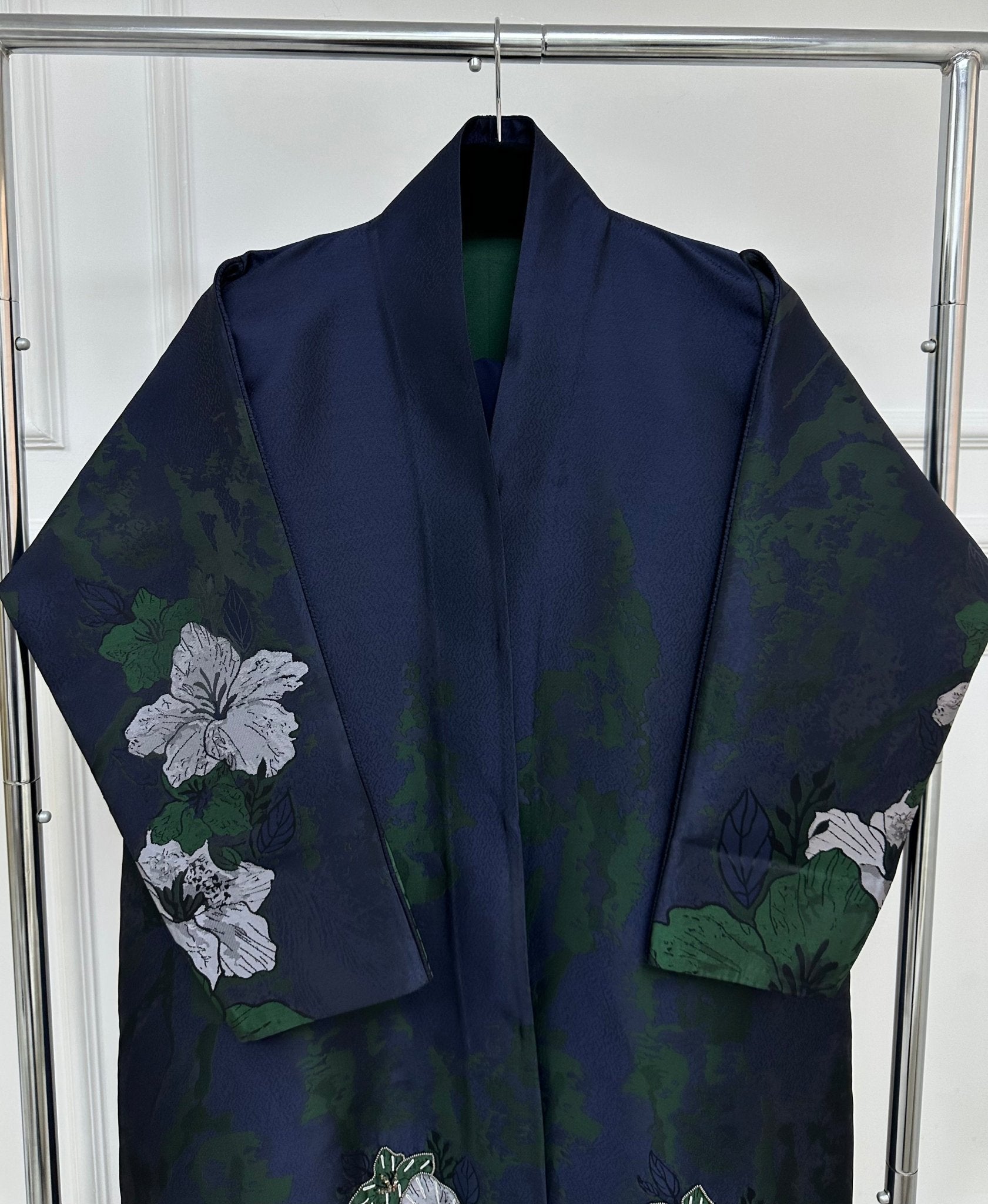 C 1263 - 02 Blue Printed Abaya