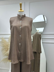C 1285 - 02 Light Brown Travel Set Abaya