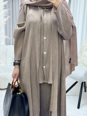 C 1285 - 02 Light Brown Travel Set Abaya