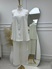 C 1285 - 03 White Travel Set Abaya