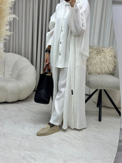 C 1285 - 03 White Travel Set Abaya