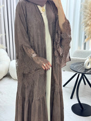 C 1290 - 03 Cocoa Dantel Abaya