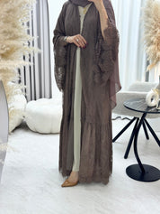 C 1290 - 03 Cocoa Dantel Abaya