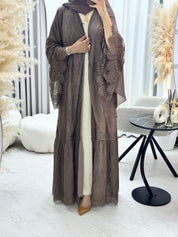 C 1290 - 03 Cocoa Dantel Abaya