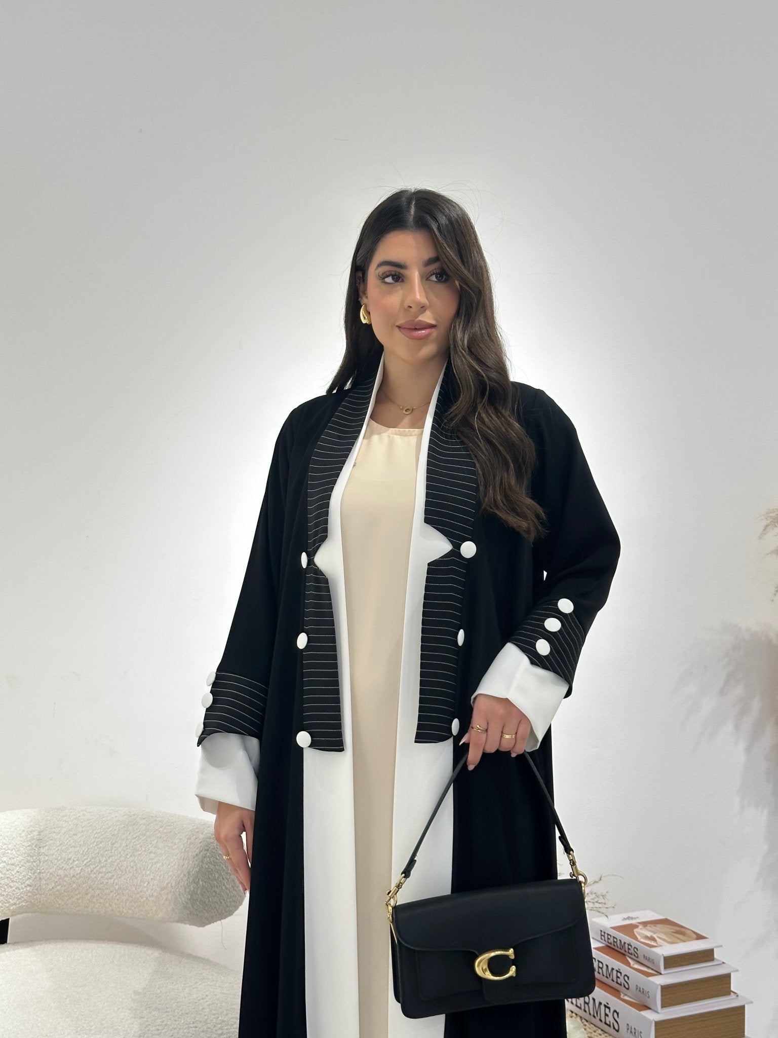 C 1298 Black Abaya