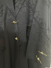 C 1334 Black Coat Abaya