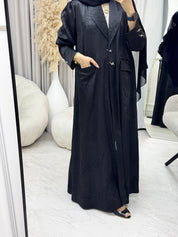 C 1334 Black Coat Abaya