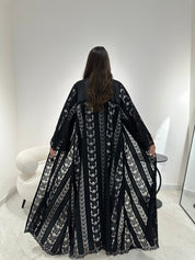 C 1354 Black Butterfly Abaya