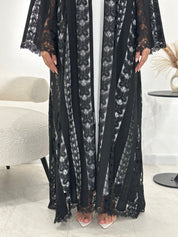C 1354 Black Butterfly Abaya