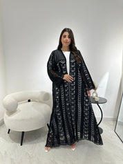 C 1354 Black Butterfly Abaya