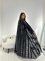 C 1354 Black Butterfly Abaya