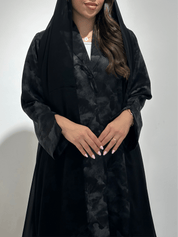 C 1356 - 01 Black Printed Abaya