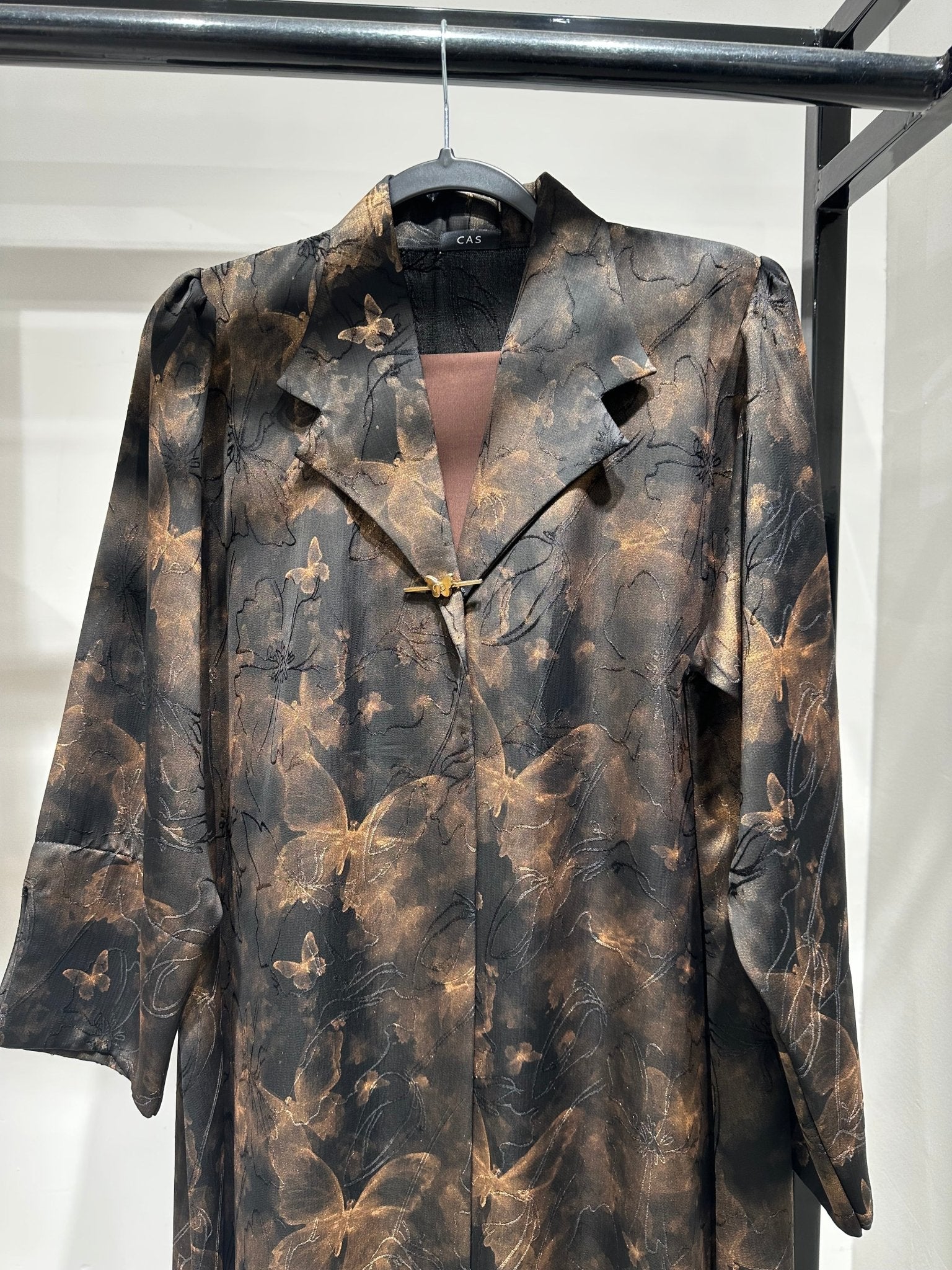 C 1356 - 03 Sepia Printed Abaya