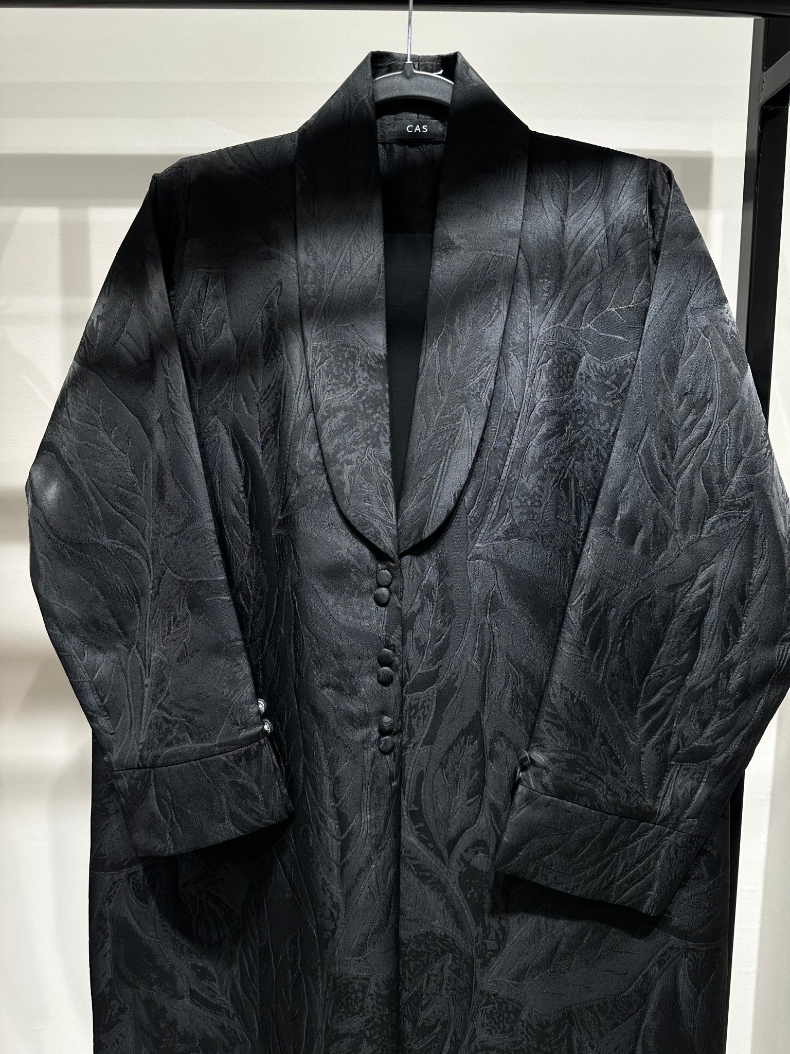 C 1358 - 03 Black Printed Abaya