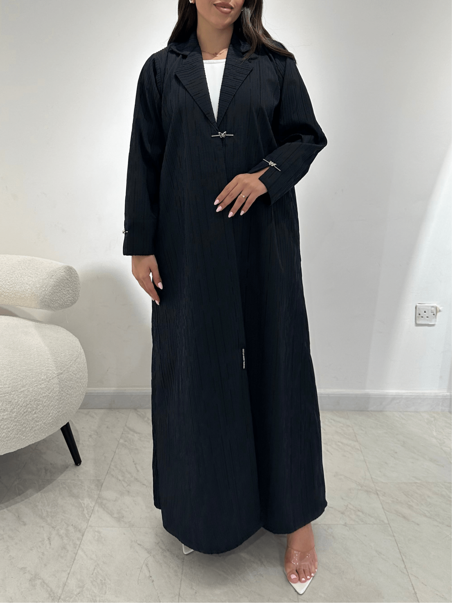 C 1360 - 01 Black Coat Abaya