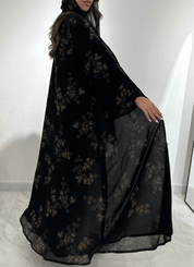 C 1361 - 01 Sepia Beaded Abaya