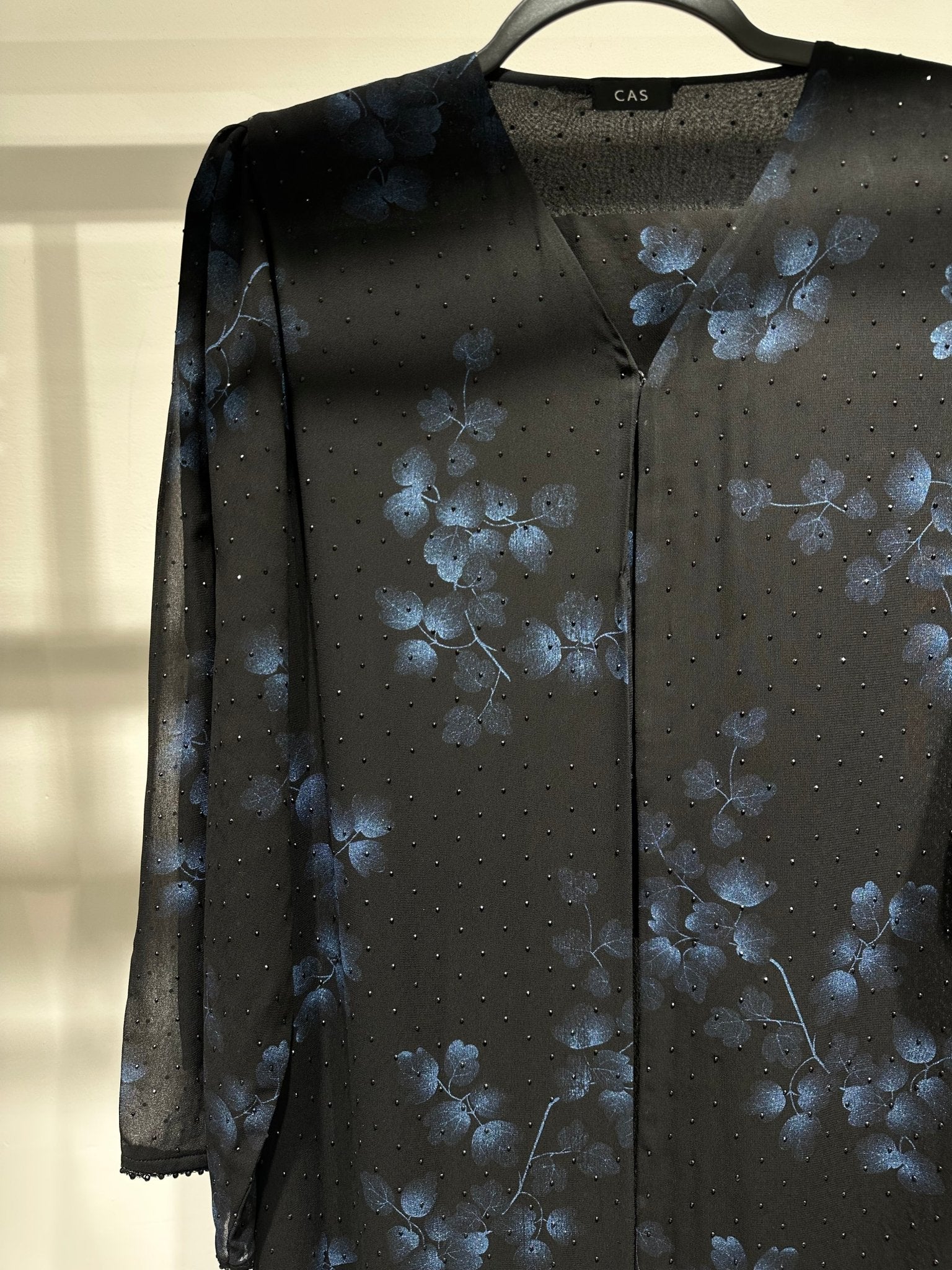C 1361 - 04 Blue Beaded Abaya