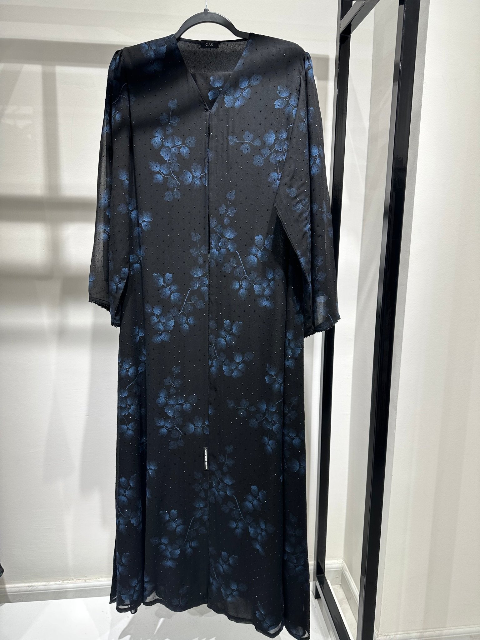 C 1361 - 04 Blue Beaded Abaya