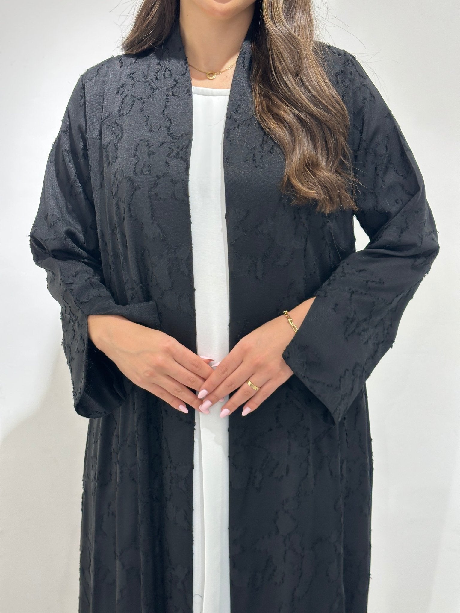 C 1363 - 01 Black Printed Abaya