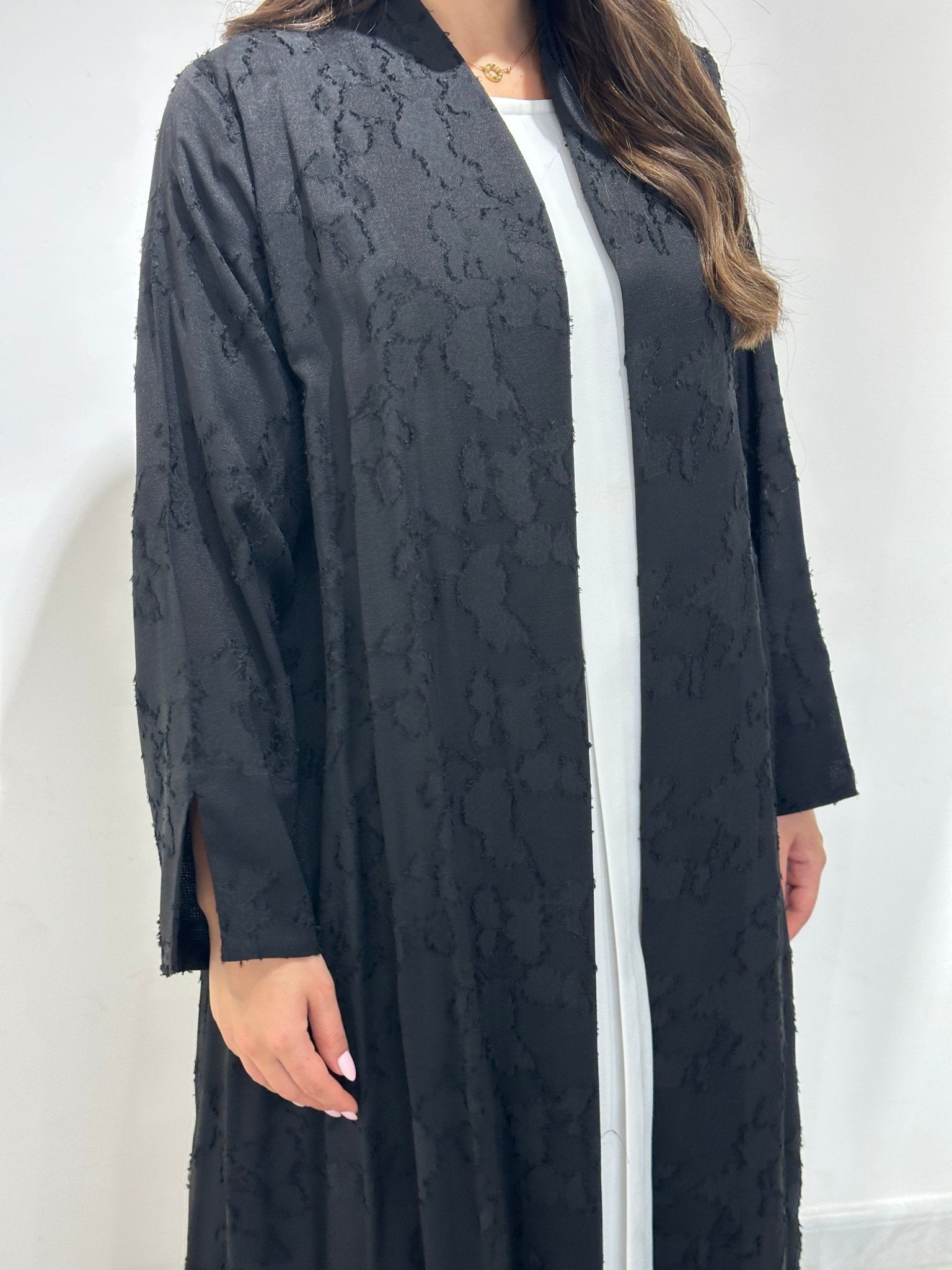 C 1363 - 01 Black Printed Abaya