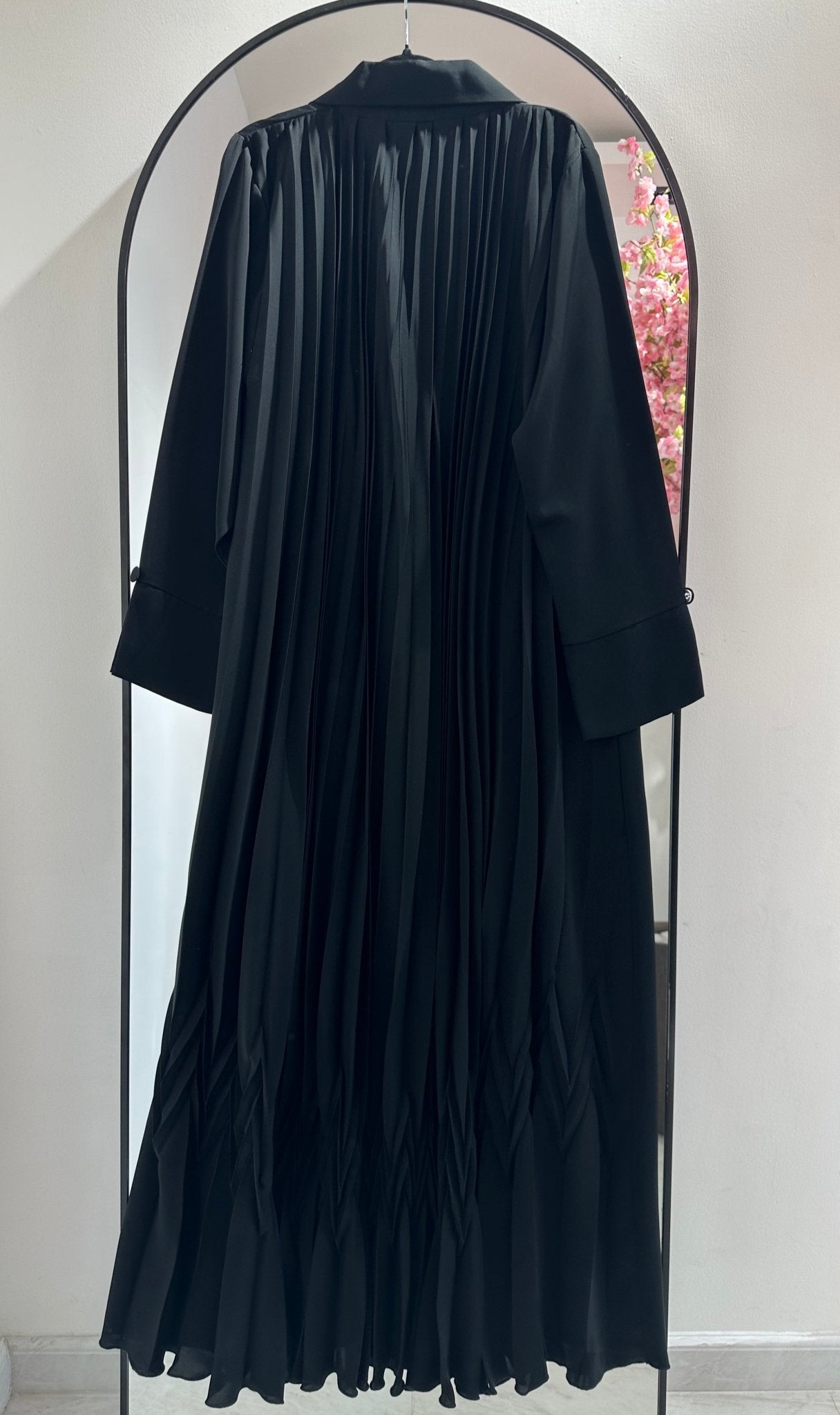 C 1381 Black Coat Abaya