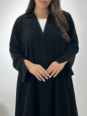 C 1381 Black Coat Abaya